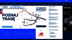 What Maratonwarszawski.com website looked like in 2020 (3 years ago)