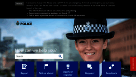 What Merseyside.police.uk website looked like in 2020 (3 years ago)