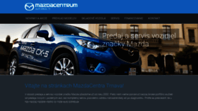 What Mazdacentrum.sk website looked like in 2020 (3 years ago)