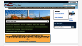What Mainecareercenter.gov website looked like in 2020 (3 years ago)