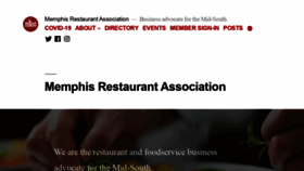 What Memphisrestaurants.com website looked like in 2020 (3 years ago)