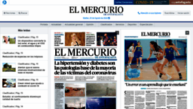 What Mercurioantofagasta.cl website looked like in 2020 (3 years ago)