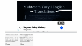 What Muhtesemyuzyilenglish.blogspot.si website looked like in 2020 (3 years ago)