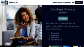 What Moneysmartweek.org website looked like in 2020 (3 years ago)