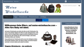 What Meine-wickeltasche.com website looked like in 2020 (3 years ago)