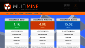 What Multimine.cz website looked like in 2020 (3 years ago)