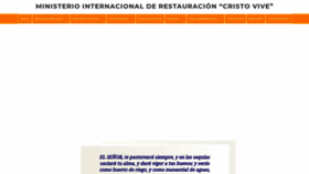What Ministeriorestitucion.org website looked like in 2020 (3 years ago)