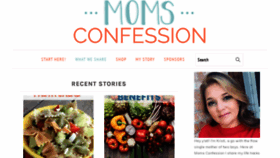 What Momsconfession.com website looked like in 2020 (3 years ago)