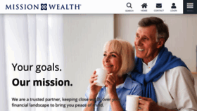 What Missionwealth.com website looked like in 2020 (3 years ago)