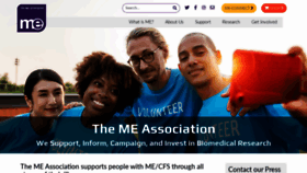 What Meassociation.org.uk website looked like in 2020 (3 years ago)