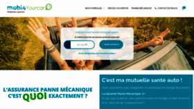 What Mobi4yourcar.fr website looked like in 2020 (3 years ago)
