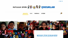 What Mutlulukgiysincocuklar.org website looked like in 2020 (3 years ago)