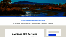What Montanaseoservices.com website looked like in 2020 (3 years ago)
