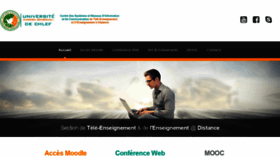 What Moodle.univ-chlef.dz website looked like in 2020 (3 years ago)