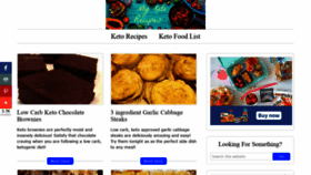 What Myketorecipes.com website looked like in 2020 (3 years ago)