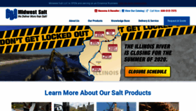 What Midwestsalt.com website looked like in 2020 (3 years ago)