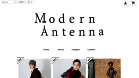 What Modernantenna.com website looked like in 2020 (3 years ago)