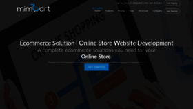 What Mimcart.com website looked like in 2020 (3 years ago)