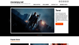 What Movienjoy.net website looked like in 2020 (3 years ago)