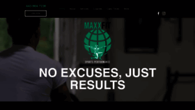What Maxxfit.net website looked like in 2020 (3 years ago)