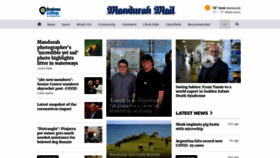 What Mandurahmail.com.au website looked like in 2020 (3 years ago)