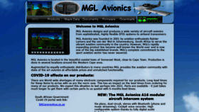 What Mglavionics.co.za website looked like in 2020 (3 years ago)