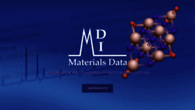 What Materialsdata.com website looked like in 2020 (3 years ago)