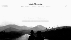 What Moviemezzanine.com website looked like in 2020 (3 years ago)