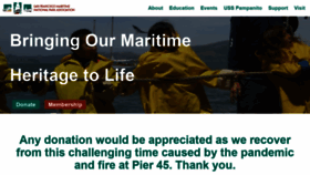 What Maritime.org website looked like in 2020 (3 years ago)