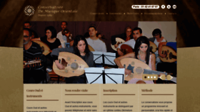 What Musique-orientale.com website looked like in 2020 (3 years ago)