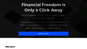 What Massrankmastery.com website looked like in 2020 (4 years ago)