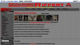 What Metallwaren-riffert.at website looked like in 2020 (3 years ago)