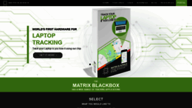 What Matrixblackbox.com website looked like in 2020 (3 years ago)