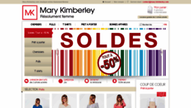 What Mary-kimberley.com website looked like in 2020 (3 years ago)