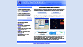 What Magicworkstation.com website looked like in 2020 (3 years ago)