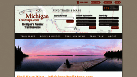 What Michigantrailmaps.com website looked like in 2020 (3 years ago)