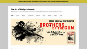 What Mollycrabapple.com website looked like in 2020 (3 years ago)