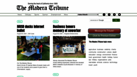 What Maderatribune.com website looked like in 2020 (3 years ago)