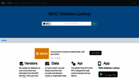 What Maclookup.app website looked like in 2020 (3 years ago)