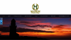 What Masonfuneral.com website looked like in 2020 (3 years ago)