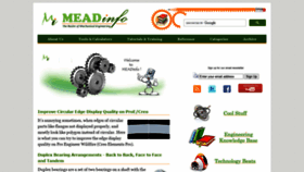 What Meadinfo.org website looked like in 2020 (3 years ago)