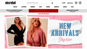 What Missrebel.co.uk website looked like in 2020 (3 years ago)