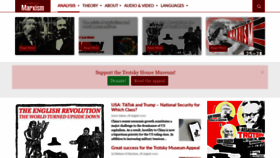 What Marxist.com website looked like in 2020 (3 years ago)