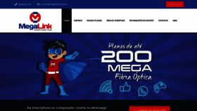 What Megalinkcp.com.br website looked like in 2020 (3 years ago)