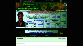 What Maruf.ca website looked like in 2020 (3 years ago)