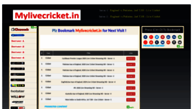 What Mylivecricket.live website looked like in 2020 (3 years ago)