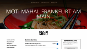 What Motimahalfrankfurtammain.de website looked like in 2020 (3 years ago)