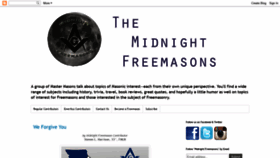 What Midnightfreemasons.org website looked like in 2020 (3 years ago)