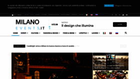 What Milanoevents.it website looked like in 2020 (3 years ago)