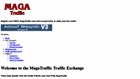 What Magatraffic.com website looked like in 2020 (3 years ago)